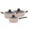 영국R. 크레마 인덕션IH 세라믹 3종 냄비세트
