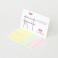 수첩형 점착메모지 3P (HS-130-07) 