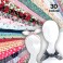 30 COLOR 아사 면 손수건 스카프