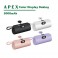 APEX Color LED 디스플레이 액정 듀얼 도킹형 보조배터리