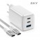 스카이 필 초미니 멀티 3포트 65W+PD 초고속충전 어댑터케이블